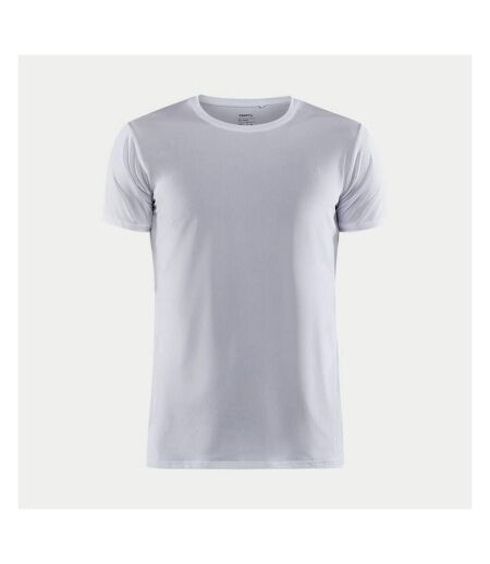 Craft Mens Essential Core Dry Short-Sleeved T-Shirt (White) - UTUB882