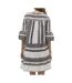 Robe beige/noire femme vero moda dicthe - l-2