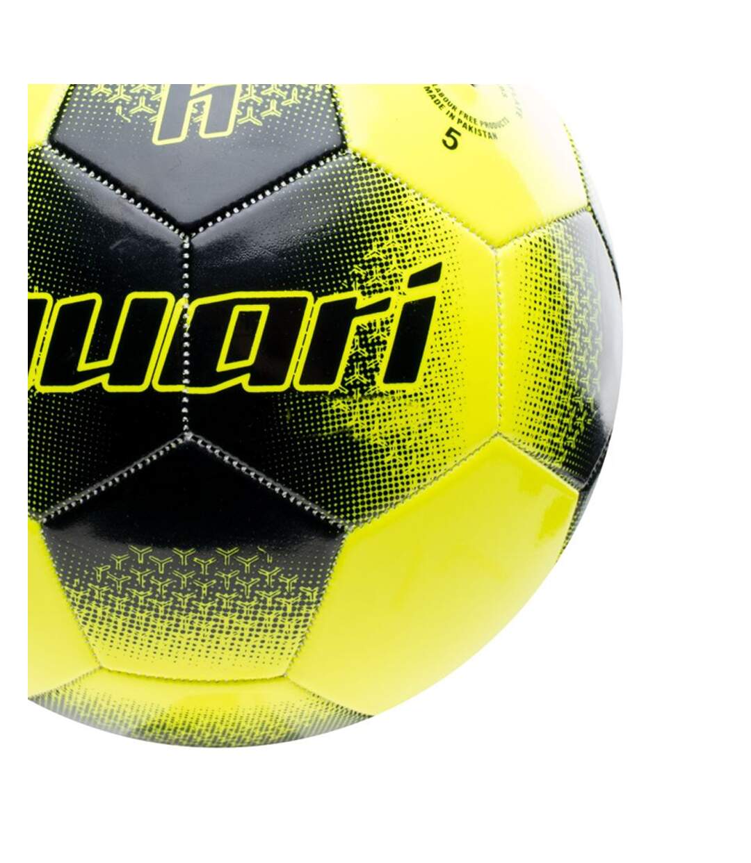 Ballon De Foot Carlos Taille 5 Jaune Huari-3