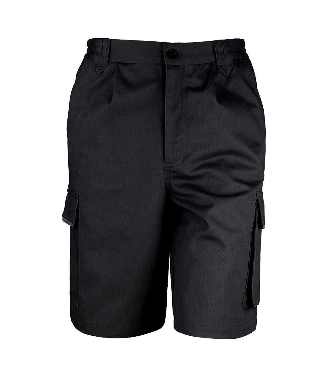 Unisex Work-guard Action Shorts / Workwear Black Result-2