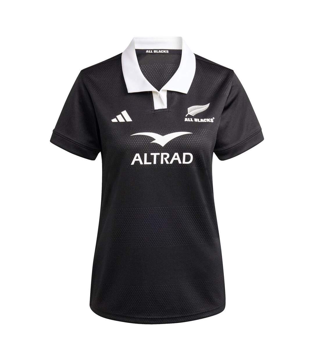 Maillot De Rugby Manches Courtes All Blacks Femme Noir Adidas-2