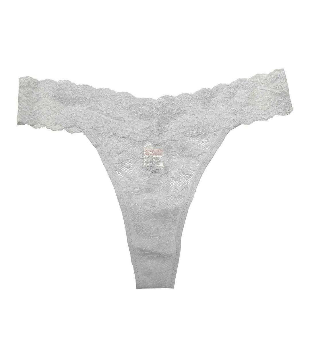 Lot De 3  Strings Motif/style Floral Femme Blanc Be You-2