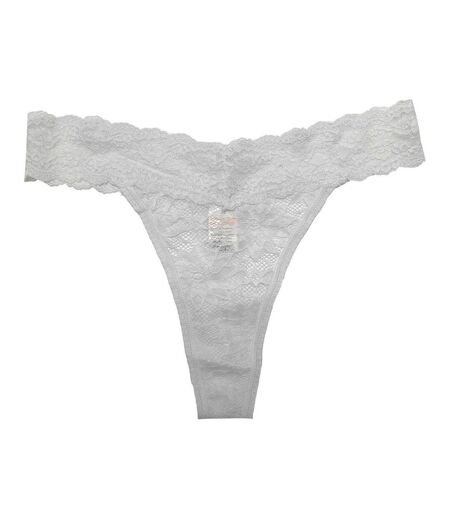 Lot De 3  Strings Motif/style Floral Femme Blanc Be You