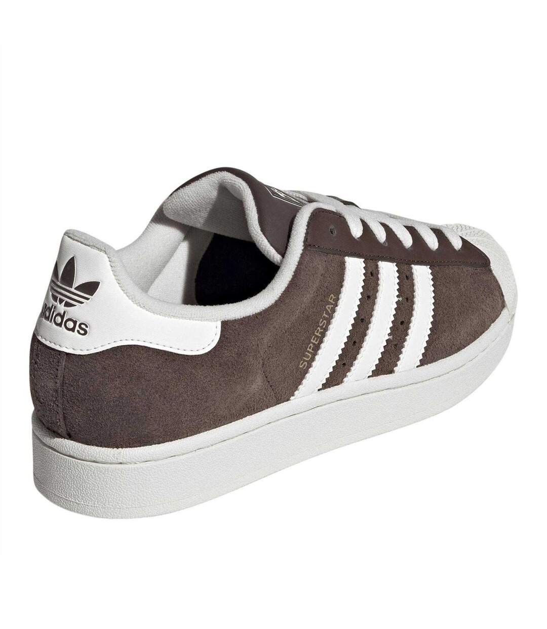 Baskets Superstar Femme Marron Noir Adidas-2