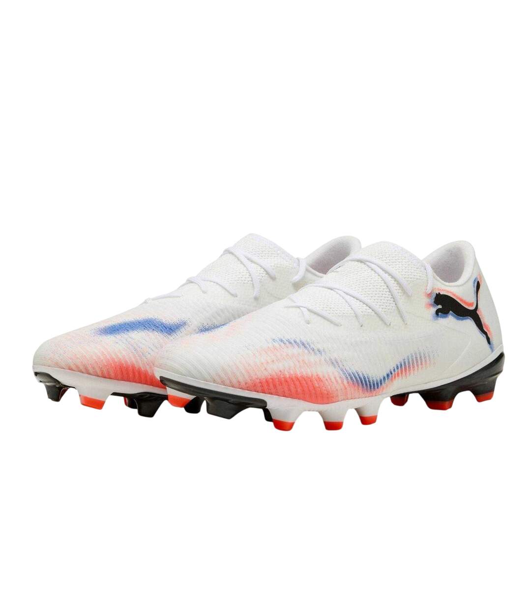 Mens Future 8 Match Low Cut Firm Ground Football Boots  White Puma-4