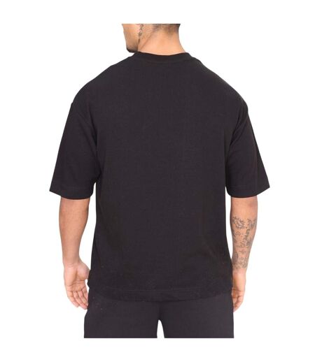 Unisex Adult Skeleton Cowboy Boxy T-shirt Black Rose London