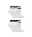12 Pack Ladies Ankle Cotton Striped Socks-1