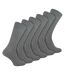 Sock Snob - Chaussettes habillées côtelées coton uni homme - 6 paires-1