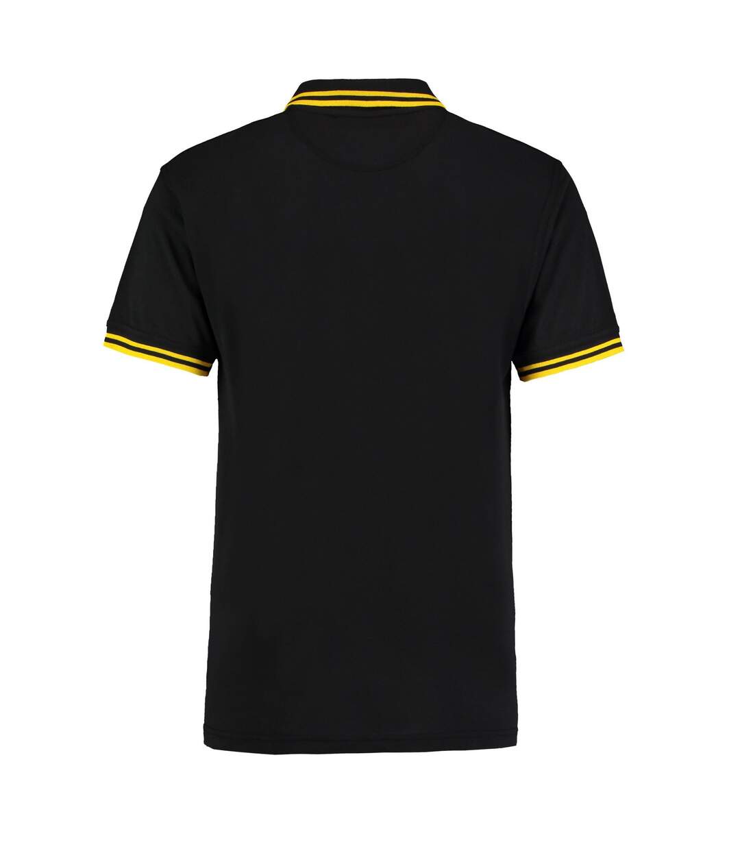 Polo Homme Noir Jaune Kustom Kit-2