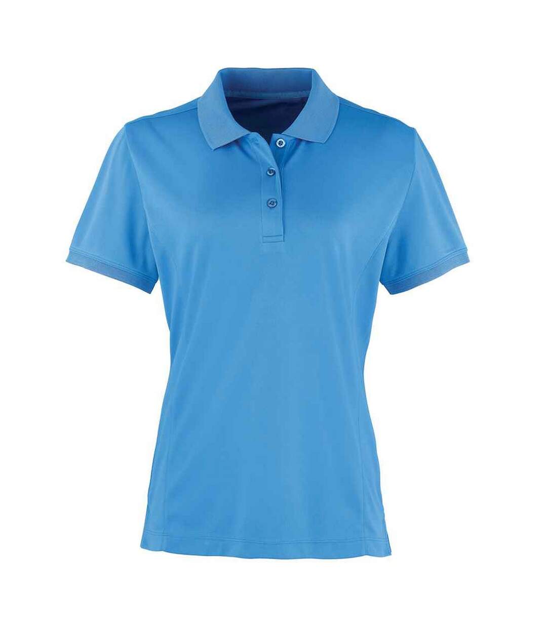 Polo coolchecker femme bleu saphir Premier