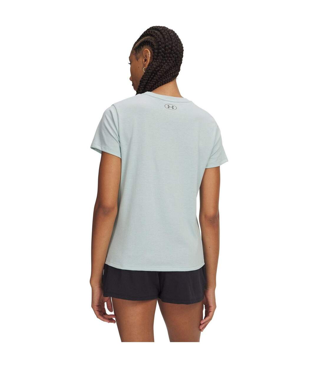 T-shirt Motif/style Universitaire Femme Bleu Vert Under Armour-2