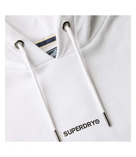 Sweat à capuche blanc homme superdry plain hood - l