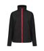 Regatta Standout Womens/Ladies Ablaze Printable Soft Shell Jacket (Black/Classic Red) - UTPC3285