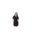 T-shirt Motif/style Badge Femme Bleu Marine Foncé Lacoste-1