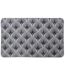 Tapis Tissé Imprimé Casella 45x75cm Gris-1