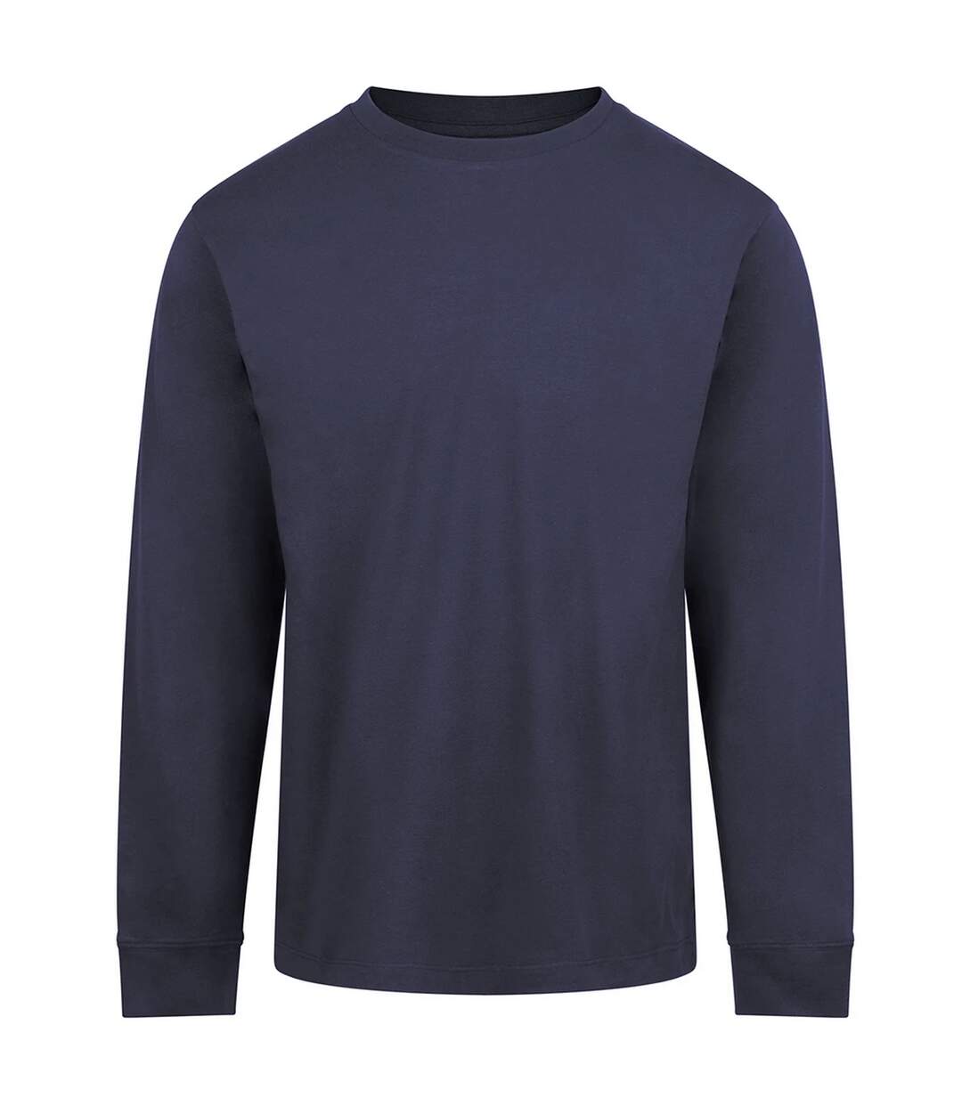 T-shirt Manches Longues Adulte Nouveau Bleu Marine Awdis-1