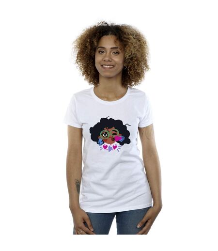 Disney Femmes/Les femmes Encanto Mirabel Kiss - T-shirt en coton (Blanc) - UTBI19594