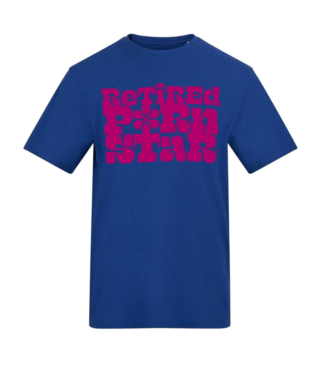T-shirt Motif/style Imprimé Retired Homme Bleu AWD-2