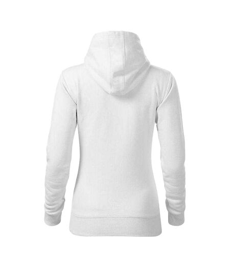 Sweat À Capuche Cape Femme Blanc Malfini