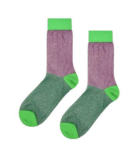 Light Colourful Thin Glittery Socks for Men and Women