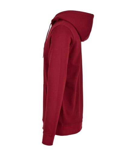 Sweat À Capuche Basic Adulte Bordeaux Build Your Brand