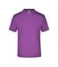 T-shirt Medium Adulte Violet James And Nicholson-1