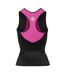 Womens/ladies Tri 400 Sleeveless T-shirt Pink Skins-2