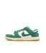 Baskets blanches/vertes homme nike dunk low-1