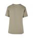 Womens/ladies oversized t-shirt pale olive Build Your Brand-2