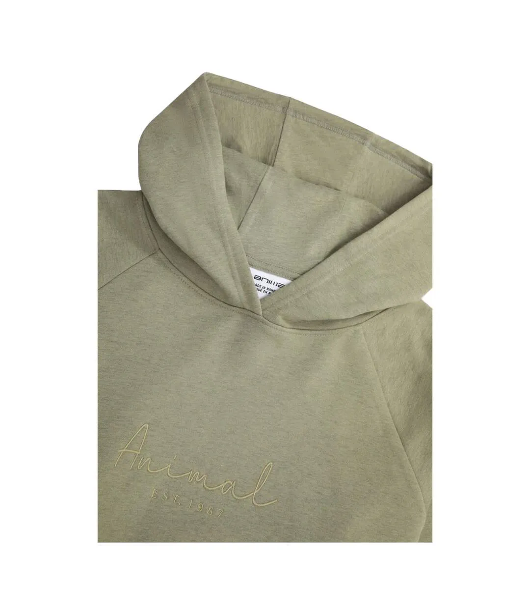 Womens/ladies Kaya Logo Hoodie Green Animal-3