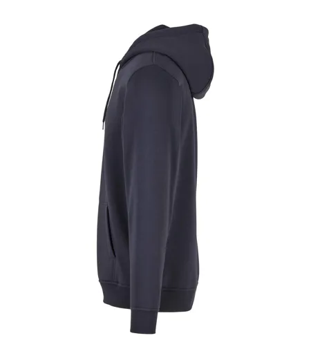 Sweat À Capuche Zippé Hommes Bleu Marine Build Your Brand