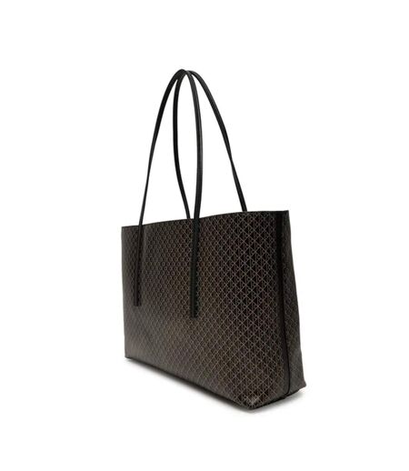 Sac cabas noir femme calvin klein jeans emblem aop tote