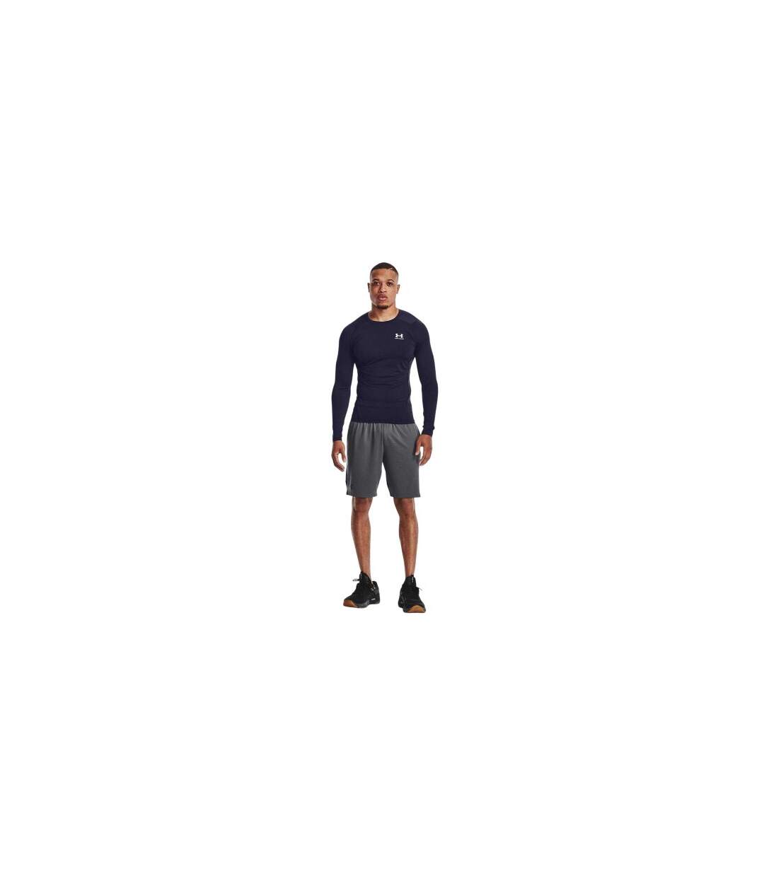 Haut Thermique Homme Bleu Marine Blanc Under Armour-1