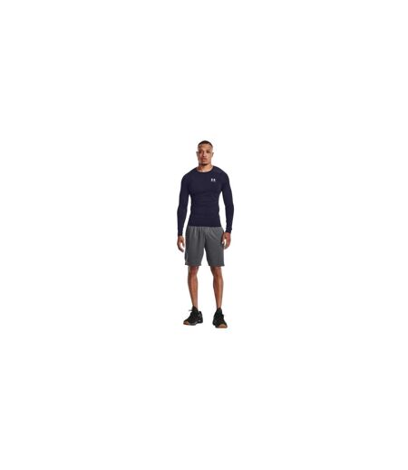Haut Thermique Homme Bleu Marine Blanc Under Armour