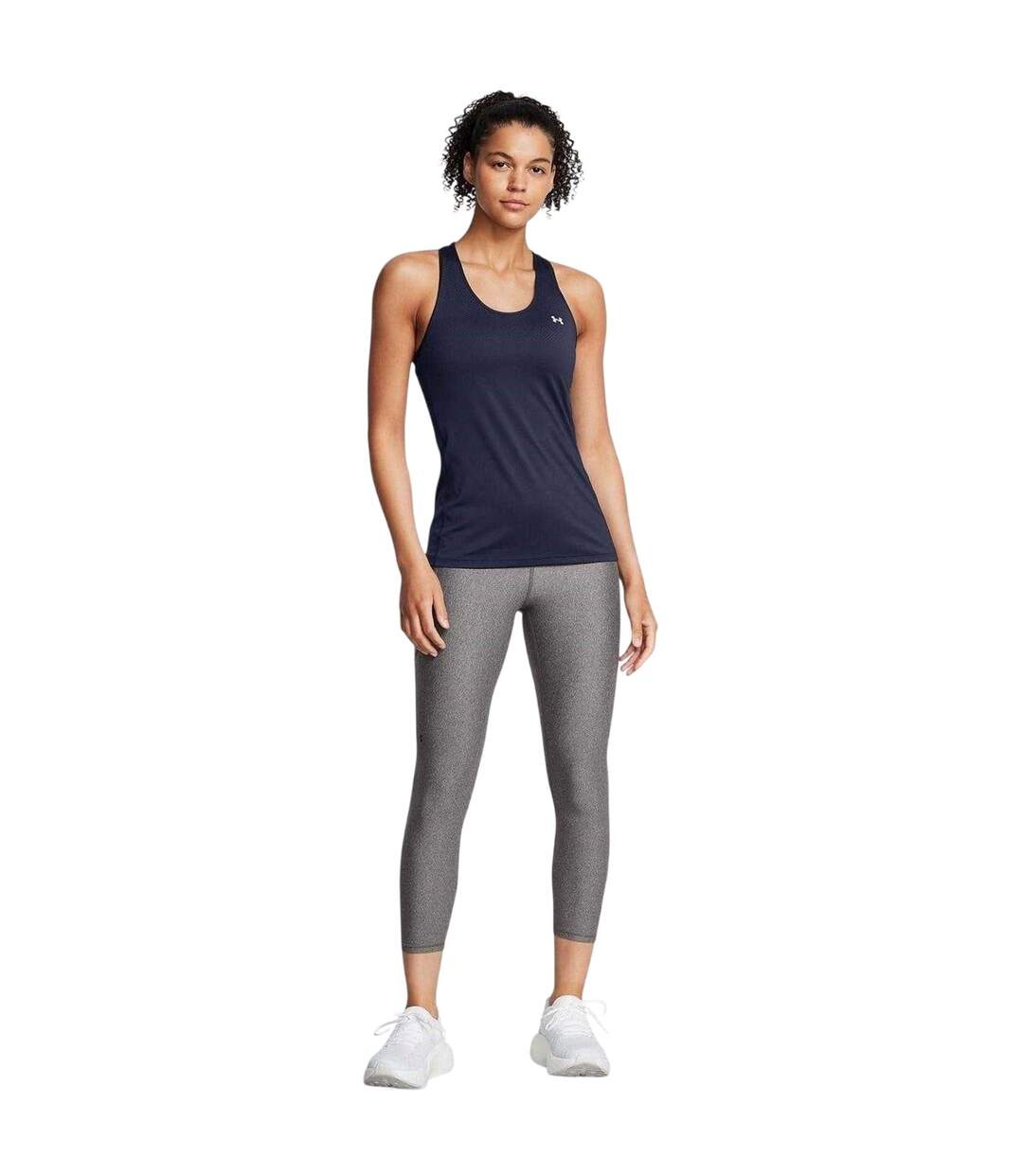 Legging Heatgear Femme Anthracite Noir Under Armour-4
