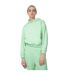 Sweat À Capuche F255 Femme Vert 4F-1