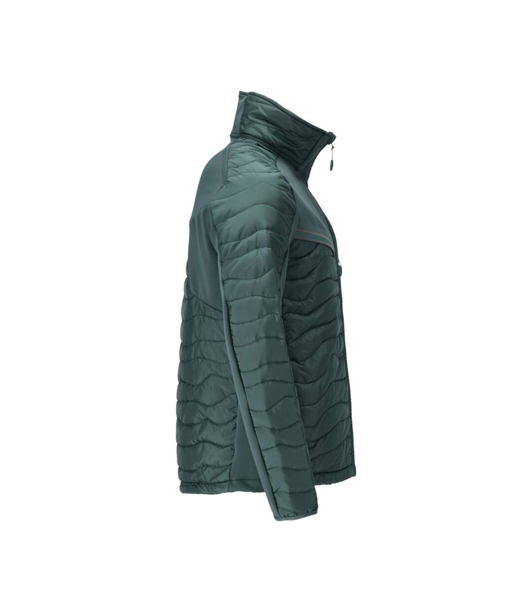 Mens Customized Thermal Jacket Forest Green Mascot-4