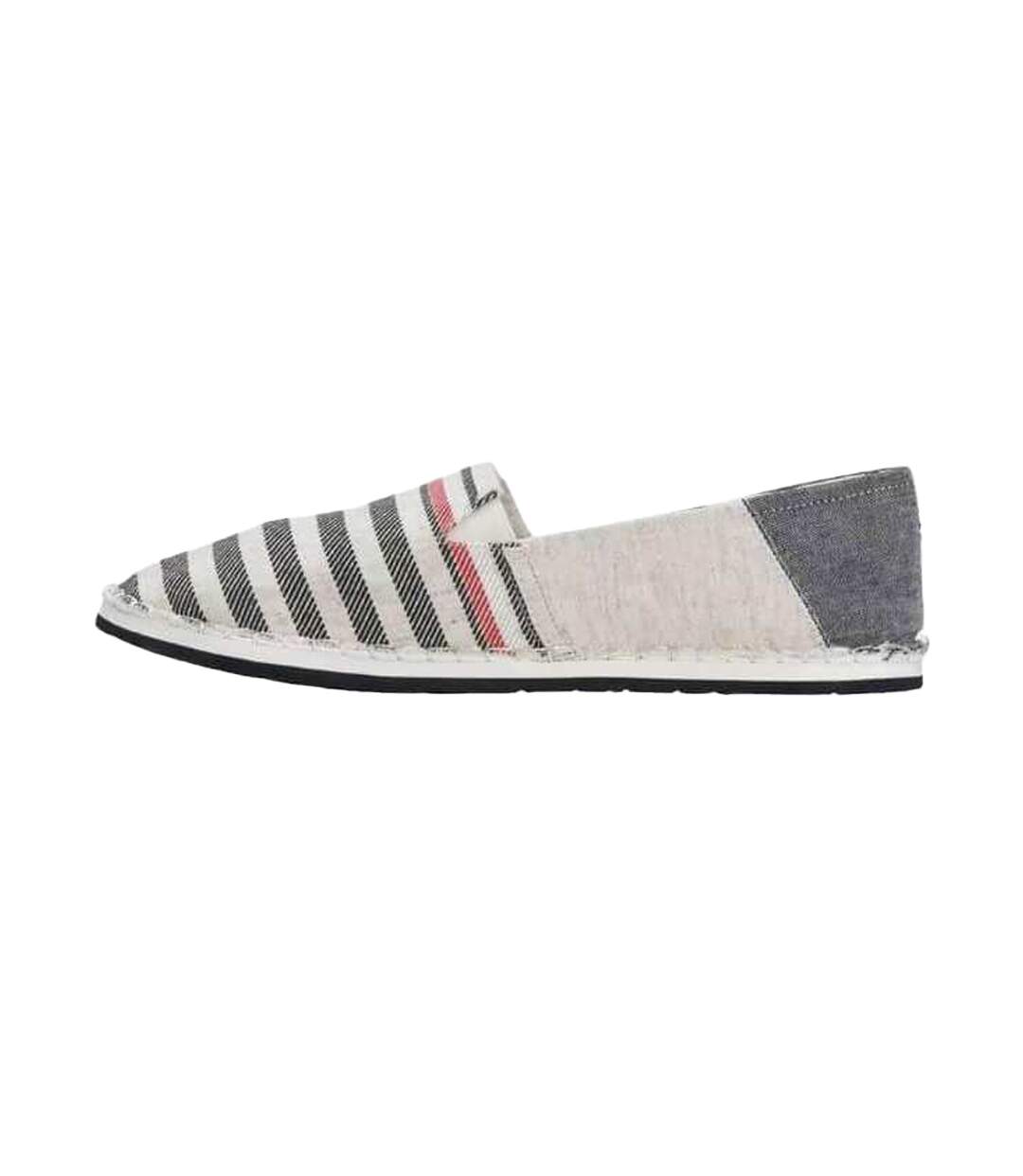 Espadrilles Motif/style Rayé Homme Beige Bleu Marine Tommy Hilfiger-2