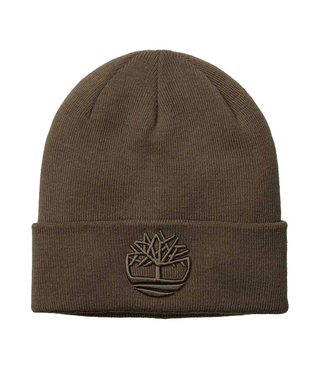 Bonnet Motif/style Logo Adulte Marron Chocolat Timberland-1