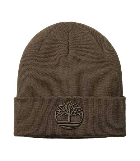 Bonnet Motif/style Logo Adulte Marron Chocolat Timberland