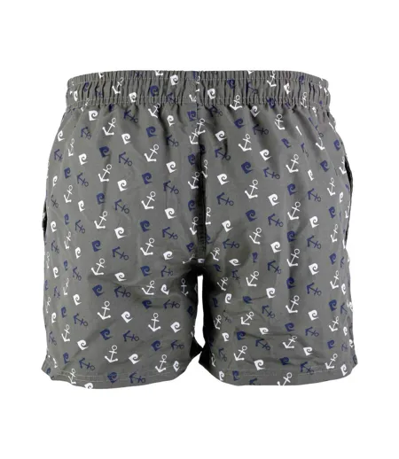 Boardshort homme avec ceinture tout élastiquée Basic Pierre Cardin