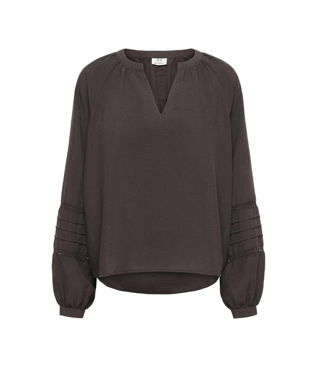Blouse marron femme jdy train-1