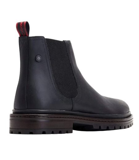 Bottines Chelsea Walsh Homme Noir Base London