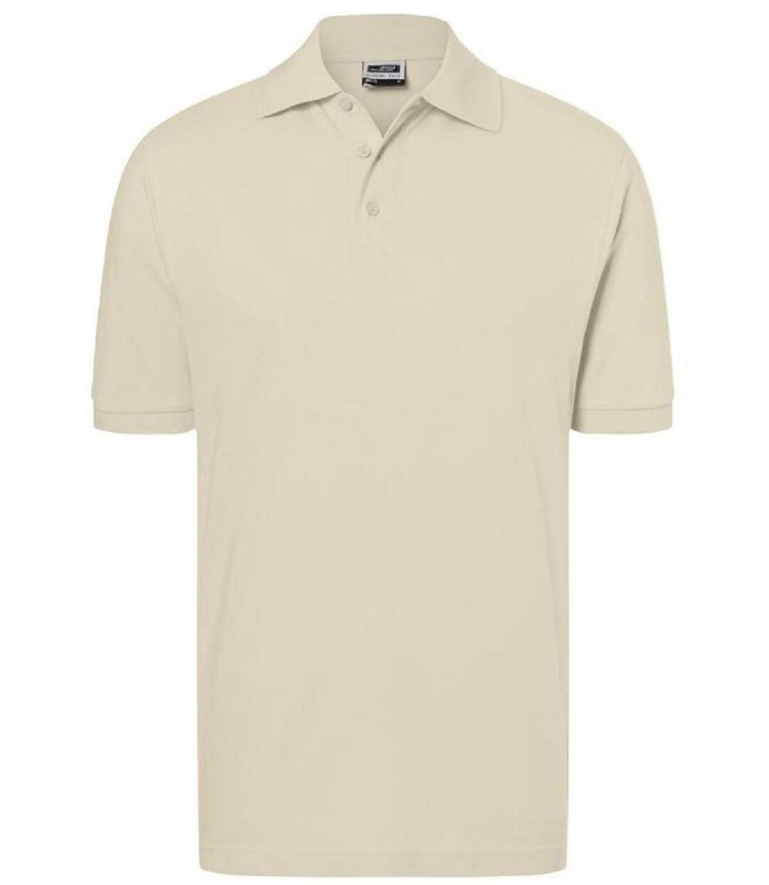 Polo manches courtes - Homme - JN070C - beige pierre