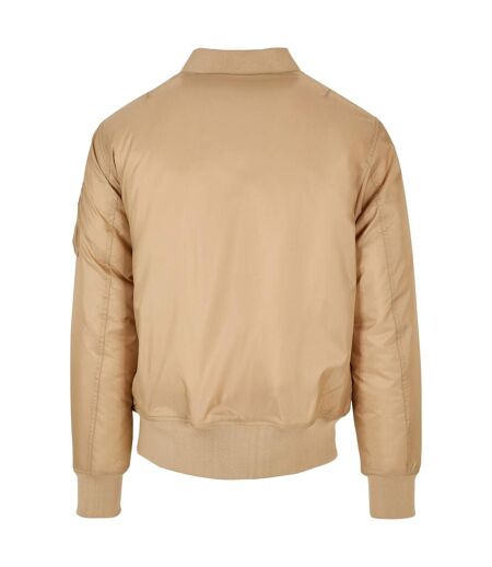 Blouson Aviateur Homme Beige Build Your Brand