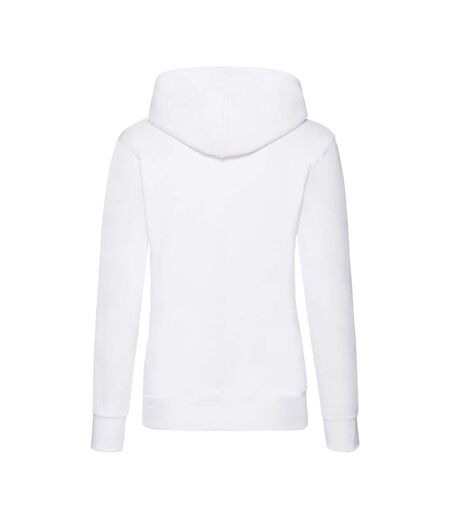 Sweat À Capuche Classic Femme Blanc Fruit Of The Loom