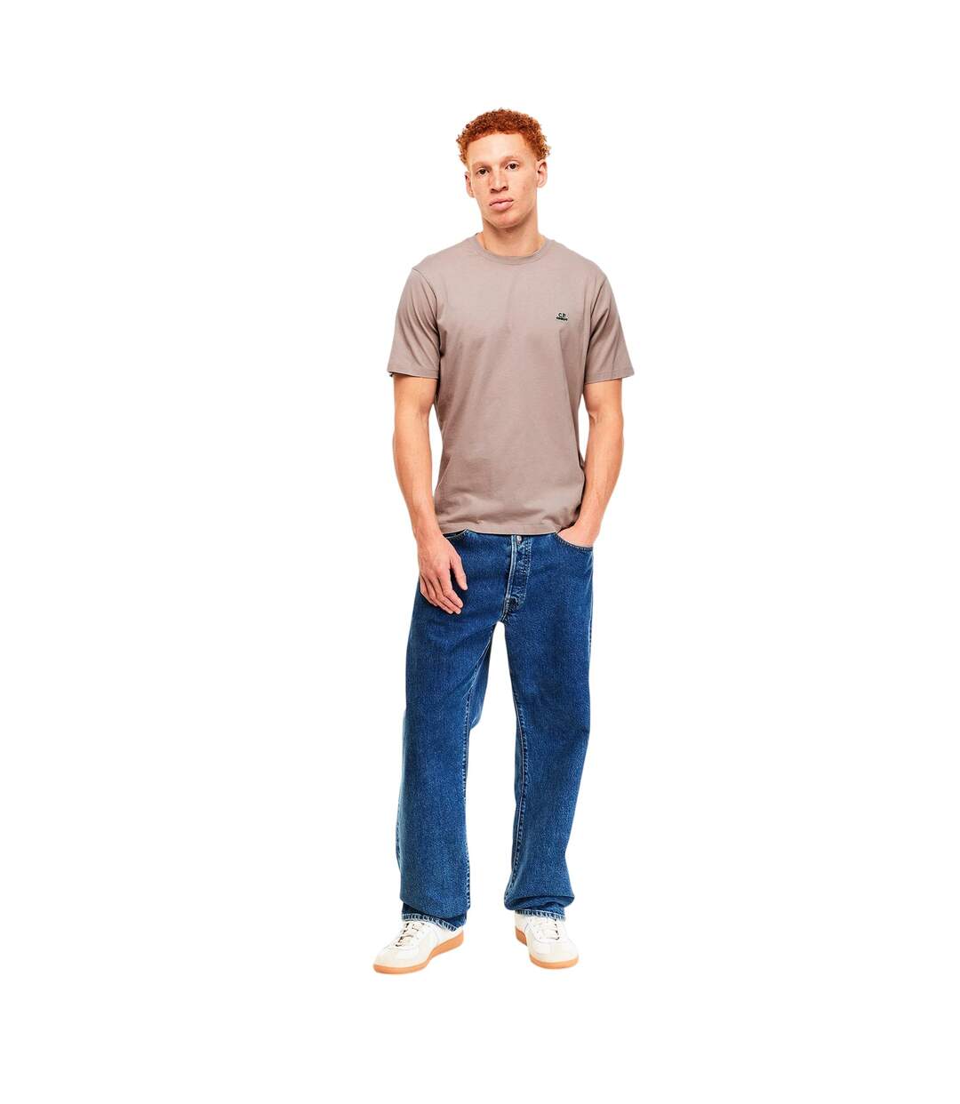 T-shirt Motif/style Logo Tonal 30/1 Homme Colombe C.P. Company-4