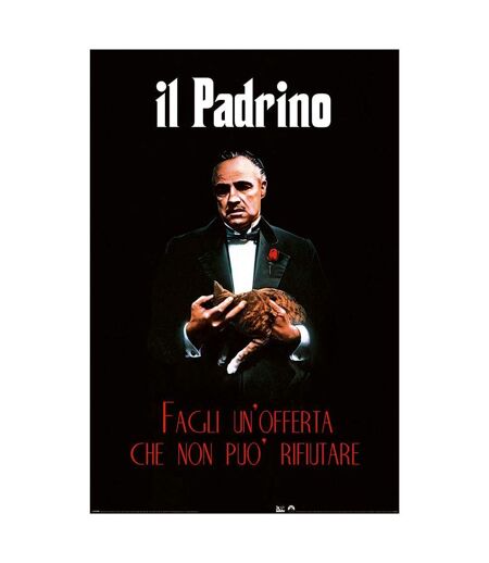 The Godfather - Poster UN OFFERTA (Noir / Blanc) (91,5 cm x 61 cm) - UTPM4089