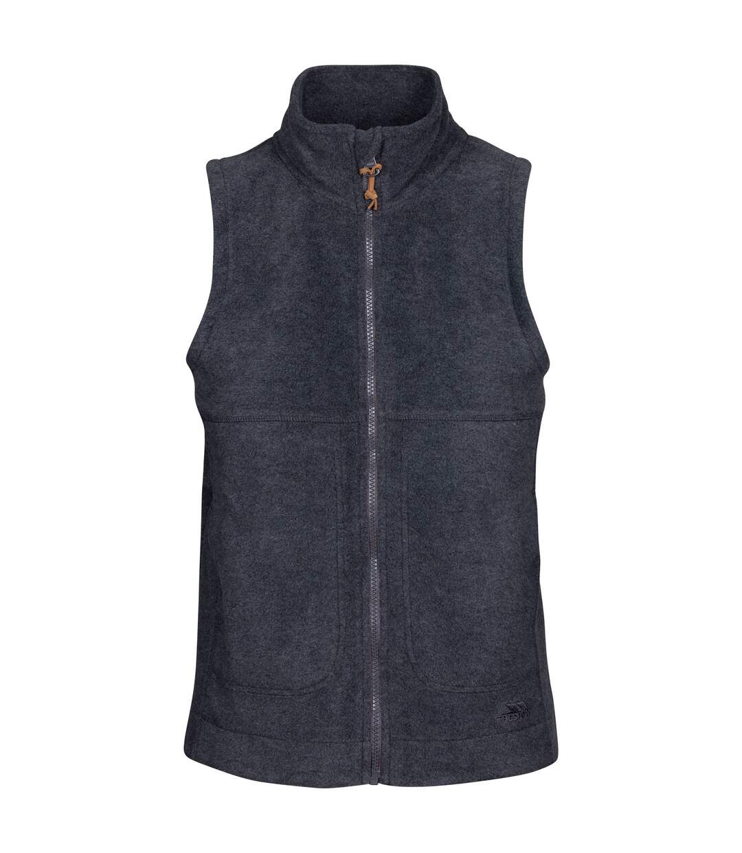 Veste Sans Manches Talkative Femme Gris Foncé Chiné Trespass-1