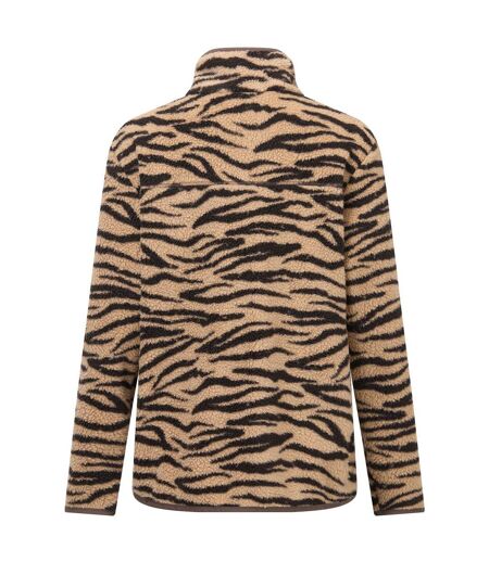 Veste Polaire Motif/style Imprimé Zèbre Frankie Femme Beige Regatta